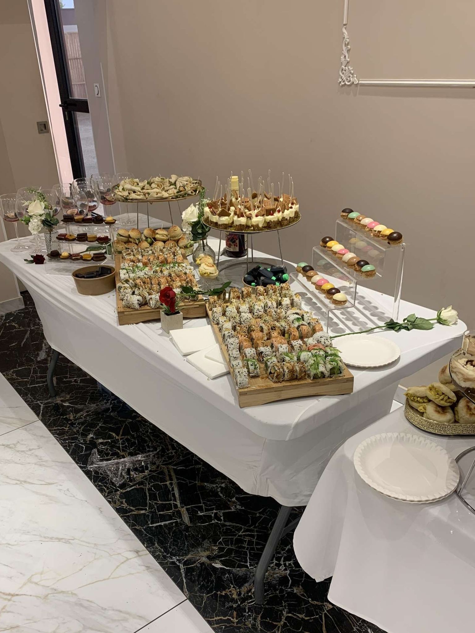Service traiteur événementiel Wabi Sushi